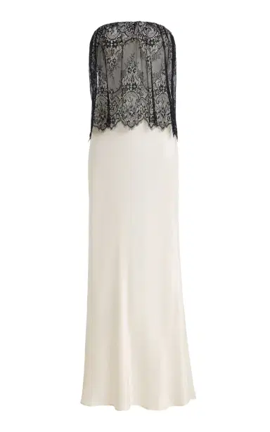 Third Form Exclusive Visions Strapless Lace Satin Maxi Dress | Thumbnail 6 Third Form Exclusive Visions Strapless Lace Satin Maxi Dress | Thumbnail 6