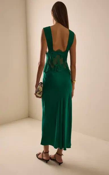 Third Form Exclusive Visions Lace-Inset Satin Midi Dress | Thumbnail 4 Third Form Exclusive Visions Lace-Inset Satin Midi Dress | Thumbnail 4