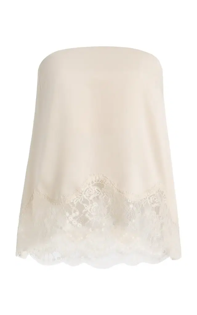 Third Form Visions Lace Strapless Top