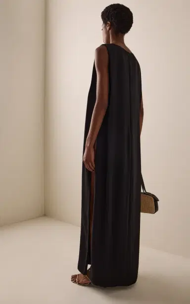 SLOAN Exclusive Crepe Boat-Neck Gown | Thumbnail 4 SLOAN Exclusive Crepe Boat-Neck Gown | Thumbnail 4