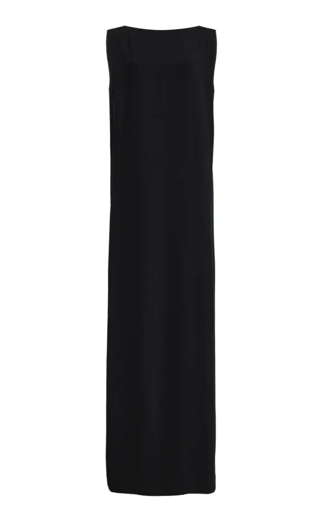 SLOAN Exclusive Crepe Boat-Neck Gown