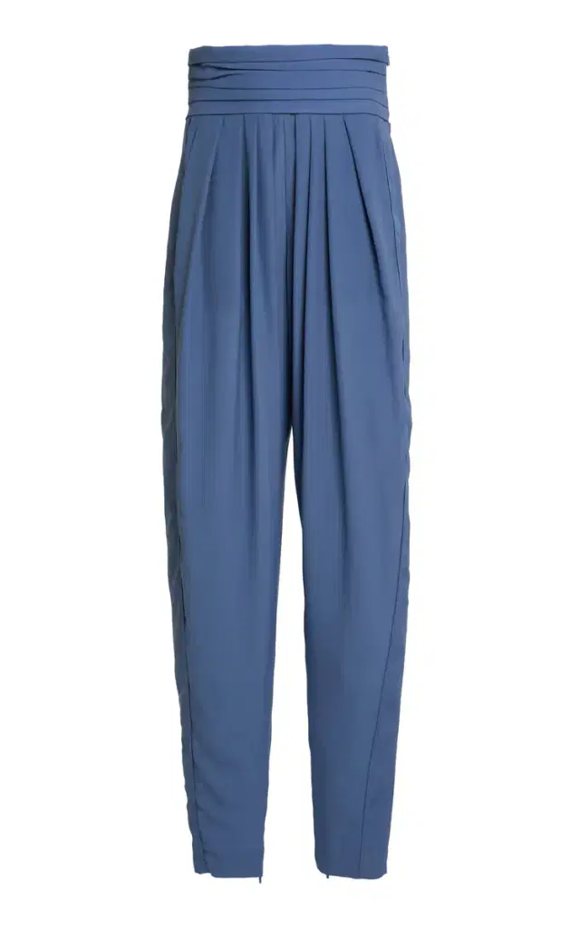 Lanvin Draped Straight-Leg Pants