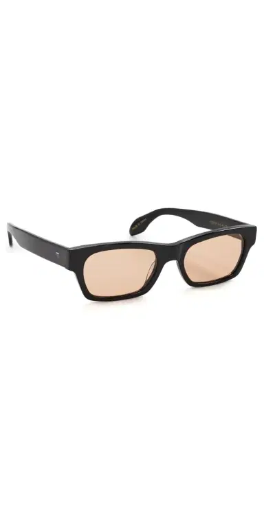 Elisa Johnson Alix Sunglasses Gloss Black Amber Lens | Thumbnail 1 Elisa Johnson Alix Sunglasses Gloss Black Amber Lens | Thumbnail 1