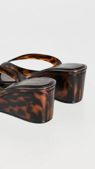 Jeffrey Campbell Gigabyte Jelly Wedges Tortoise | Thumbnail 4 Jeffrey Campbell Gigabyte Jelly Wedges Tortoise | Thumbnail 4