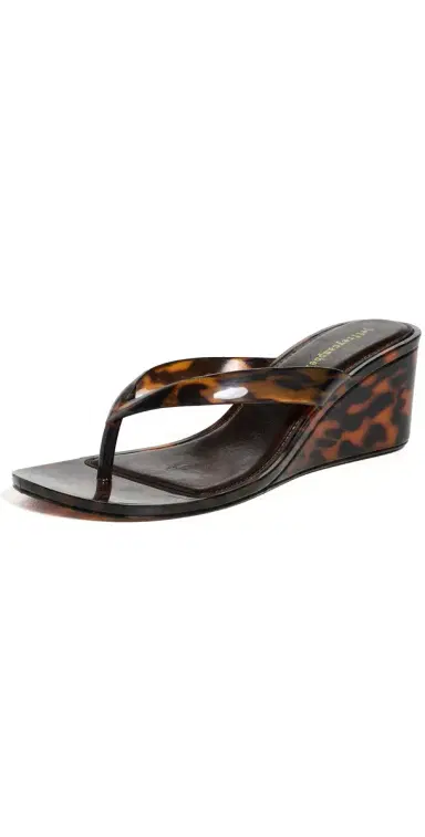 Jeffrey Campbell Gigabyte Jelly Wedges Tortoise | Thumbnail 1 Jeffrey Campbell Gigabyte Jelly Wedges Tortoise | Thumbnail 1