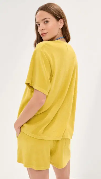 LE BOP Farrah Terry Tee Olive S | Thumbnail 3 LE BOP Farrah Terry Tee Olive S | Thumbnail 3