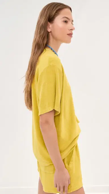 LE BOP Farrah Terry Tee Olive S | Thumbnail 4 LE BOP Farrah Terry Tee Olive S | Thumbnail 4