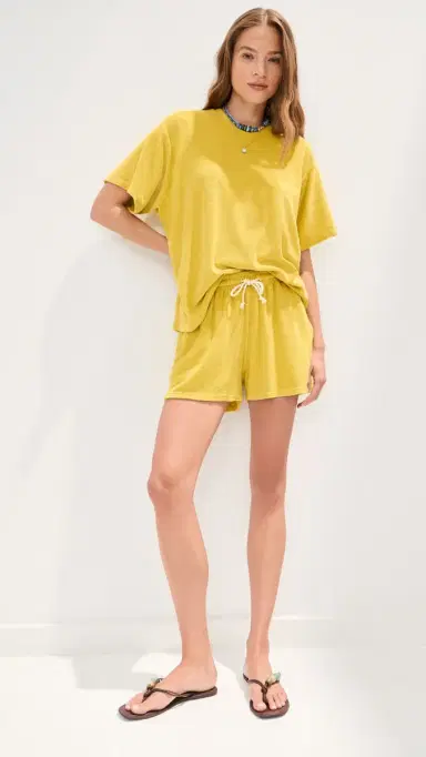 LE BOP Farrah Terry Tee Olive S | Thumbnail 5 LE BOP Farrah Terry Tee Olive S | Thumbnail 5