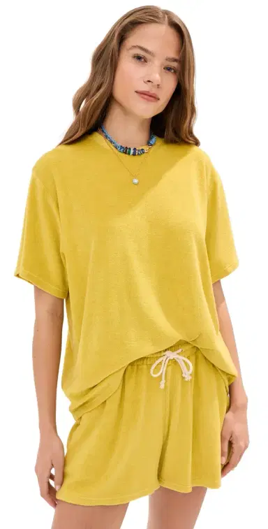 LE BOP Farrah Terry Tee Olive S | Thumbnail 1 LE BOP Farrah Terry Tee Olive S | Thumbnail 1