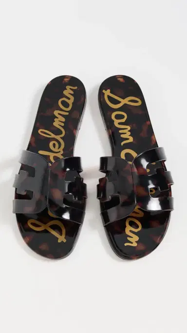 Sam Edelman Bay Jelly Sandals Tortoise | Thumbnail 5 Sam Edelman Bay Jelly Sandals Tortoise | Thumbnail 5