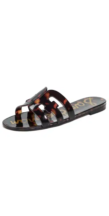 Sam Edelman Bay Jelly Sandals Tortoise | Thumbnail 1 Sam Edelman Bay Jelly Sandals Tortoise | Thumbnail 1