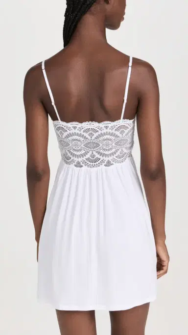 Eberjey Mariana Chemise White White | Thumbnail 3