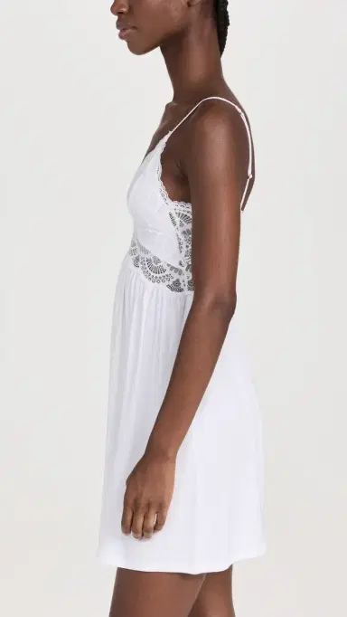 Eberjey Mariana Chemise White White | Thumbnail 4