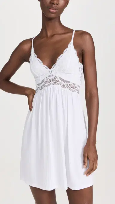 Eberjey Mariana Chemise White White | Thumbnail 5