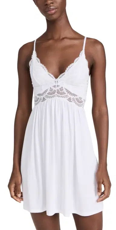 Eberjey Mariana Chemise White White | Thumbnail 1