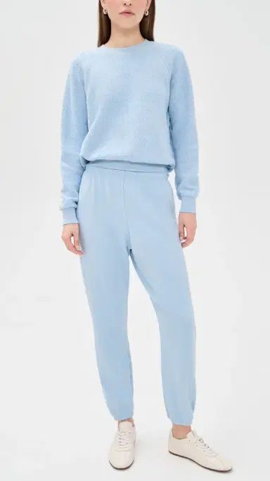 perfectwhitetee French Terry Easy Sweatpants Powder Blue | Thumbnail 5 perfectwhitetee French Terry Easy Sweatpants Powder Blue | Thumbnail 5