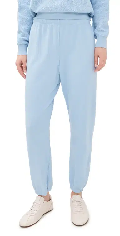 perfectwhitetee French Terry Easy Sweatpants Powder Blue | Thumbnail 1 perfectwhitetee French Terry Easy Sweatpants Powder Blue | Thumbnail 1