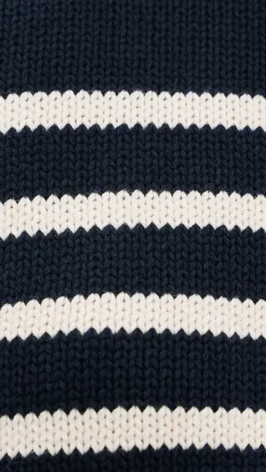 Sold Out NYC The Favorite Crew Sweater Navy & Cream | Thumbnail 6