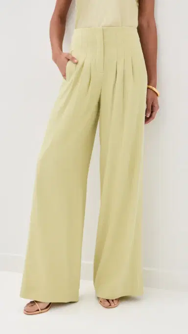 Veronica Beard Hoyt Pants Pistachio | Thumbnail 2 Veronica Beard Hoyt Pants Pistachio | Thumbnail 2
