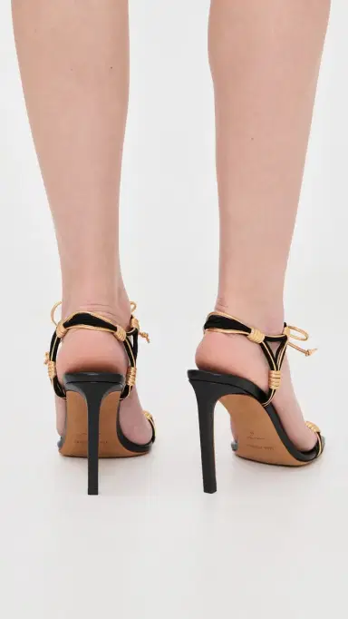 Ulla Johnson Aris High Heel Sandals Black | Thumbnail 4 Ulla Johnson Aris High Heel Sandals Black | Thumbnail 4