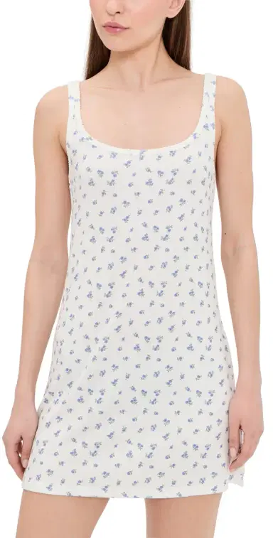 HONEYDEW Blissful Chemise Ivory Ditsy S | Thumbnail 1
