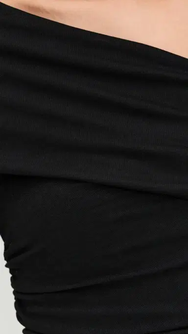 Runaway the Label Lara One Shoulder Maxi Dress Black | Thumbnail 6