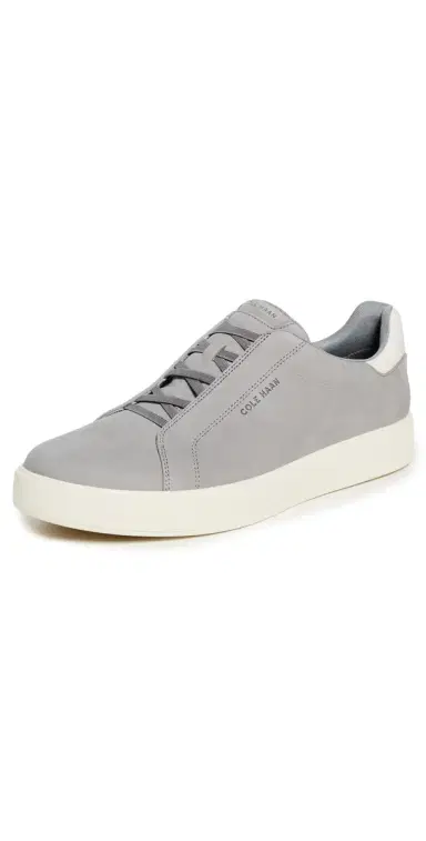 Cole Haan Grandpro Luxe Slip-On Sneakers Ch Sea Stone Nubuck/Angora | Thumbnail 1