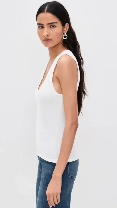 APIECE APART Uri Low-Cut Tank Cream | Thumbnail 4