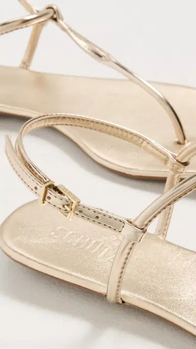 Schutz Elsha Sandals Gold 7 | Thumbnail 5