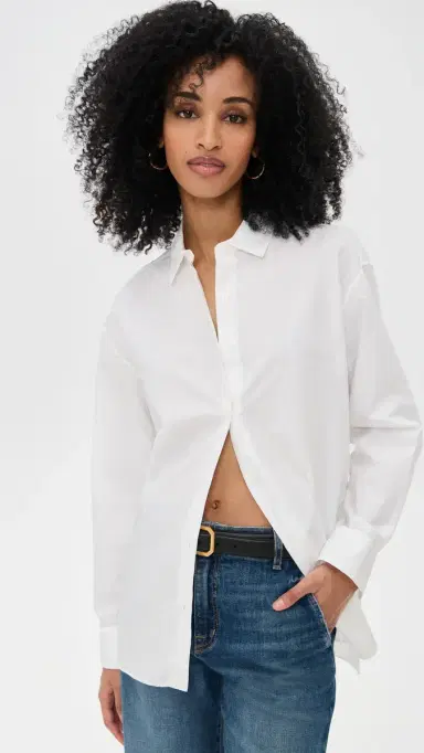 Nili Lotan Yorke Shirt White | Thumbnail 2