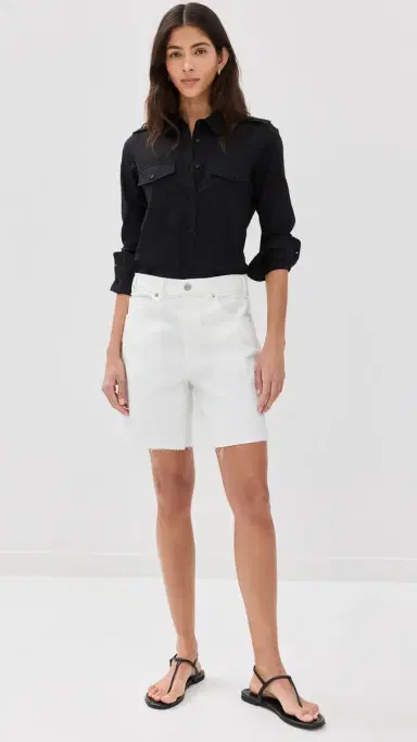 Nili Lotan Russel Denim Shorts | Thumbnail 5 Nili Lotan Russel Denim Shorts | Thumbnail 5
