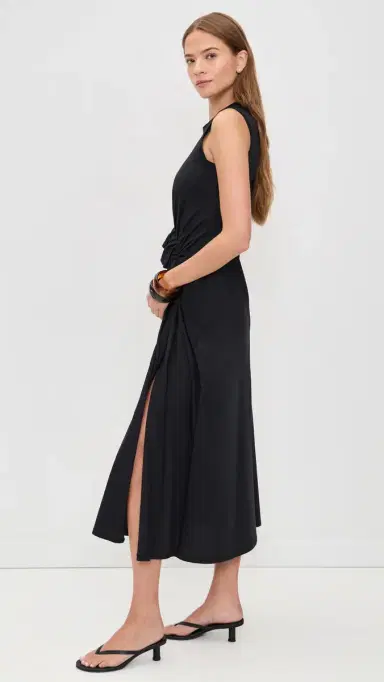 Ulla Johnson Jeune Cotton Dress Noir S | Thumbnail 4