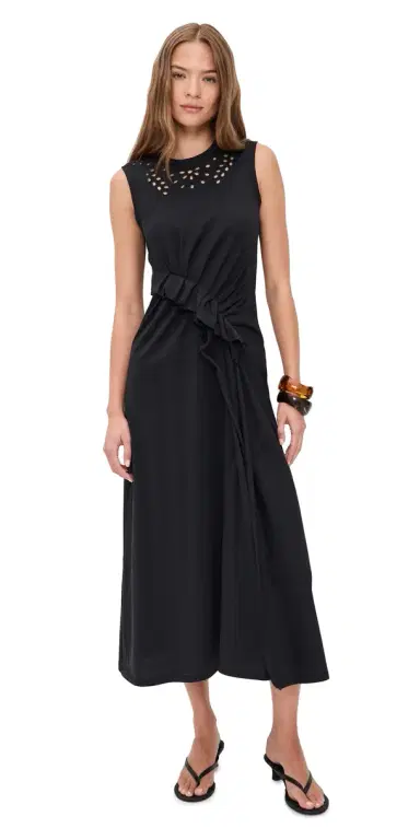 Ulla Johnson Jeune Cotton Dress Noir S | Thumbnail 1