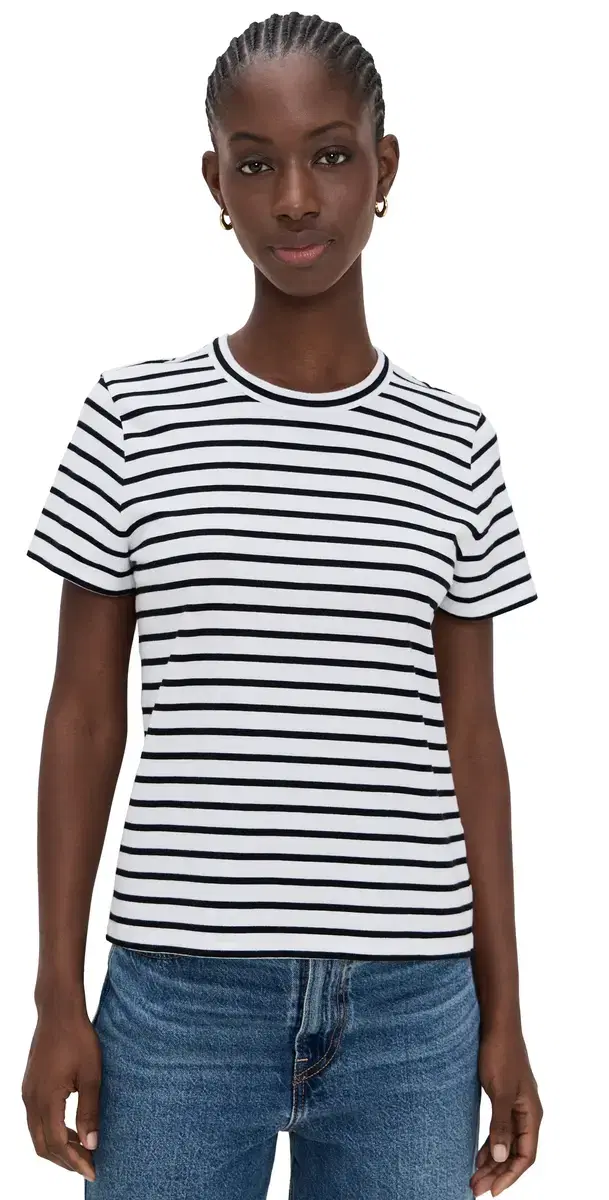 Perfect tripe Crewneck Tee B & W tripe