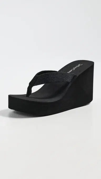 Jeffrey Campbell Astria 2 Wedge Sandals Black 8 | Thumbnail 2