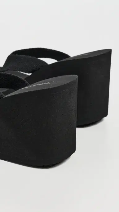 Jeffrey Campbell Astria 2 Wedge Sandals Black 8 | Thumbnail 4