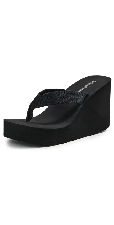 Jeffrey Campbell Astria 2 Wedge Sandals Black 8 | Thumbnail 1