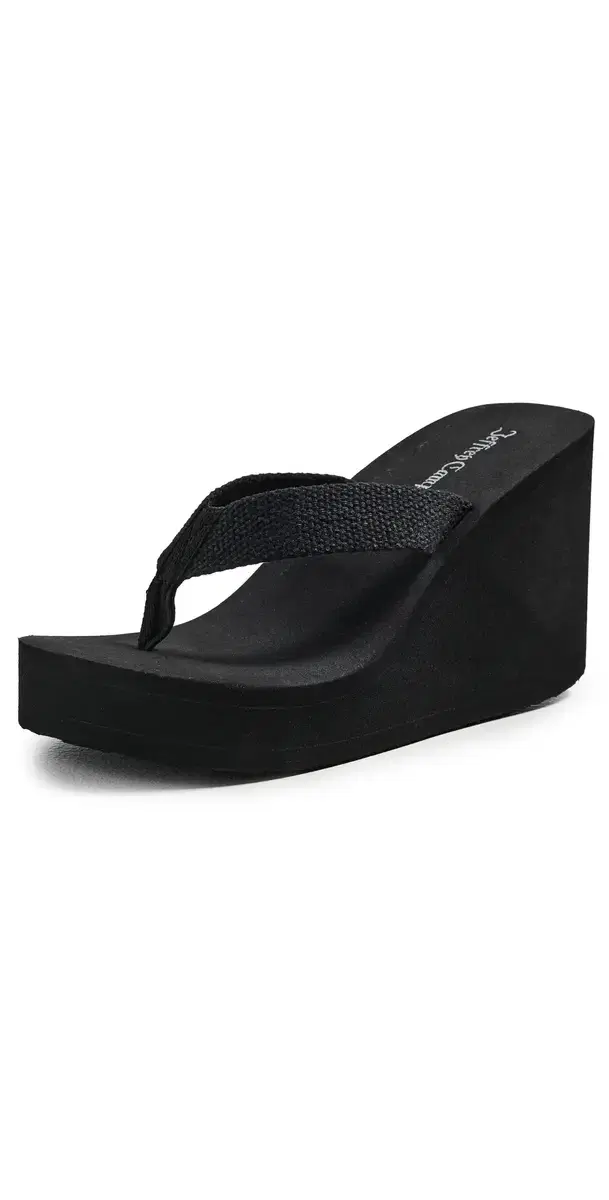 Jeffrey Campbell Astria 2 Wedge Sandals Black