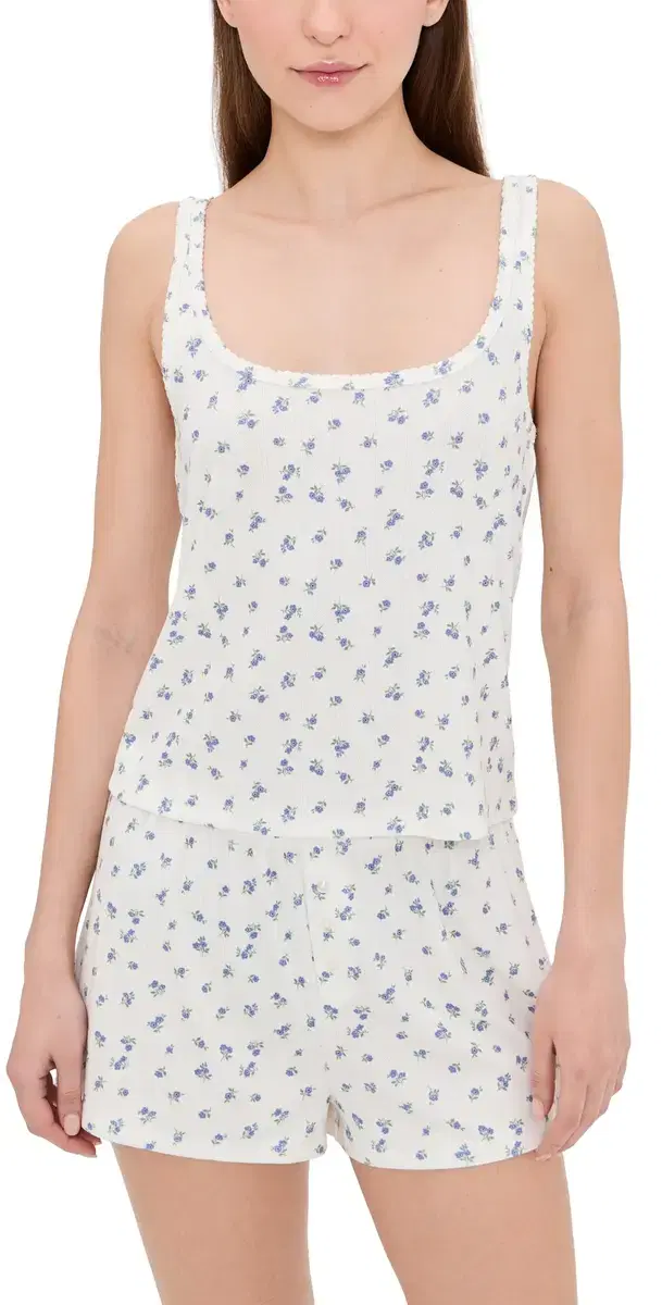 HONEYDEW Blissful Tank Shortie Set  Ditsy