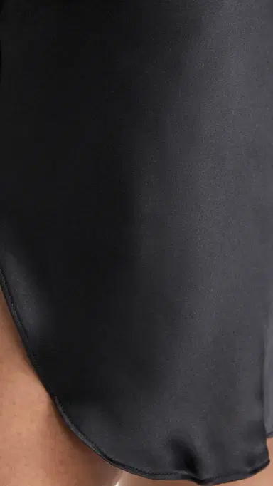 Nili Lotan Short Cami Dress Black | Thumbnail 6