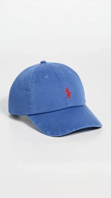 Polo Ralph Lauren Cotton Chino Classic Sports Cap Modern Royal One Size | Thumbnail 2