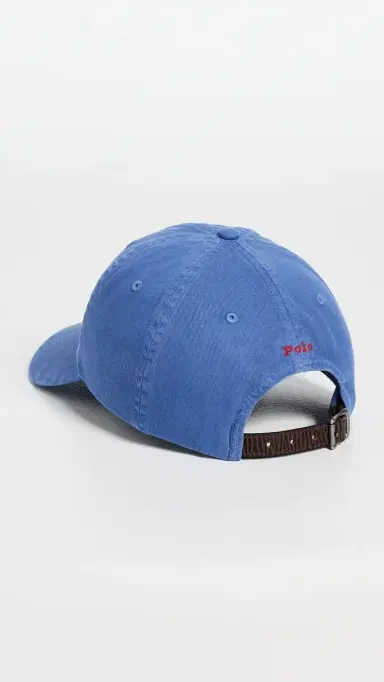Polo Ralph Lauren Cotton Chino Classic Sports Cap Modern Royal One Size | Thumbnail 5