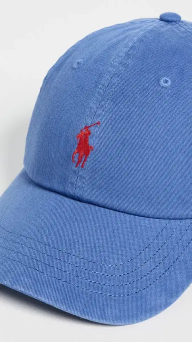 Polo Ralph Lauren Cotton Chino Classic Sports Cap Modern Royal One Size | Thumbnail 6