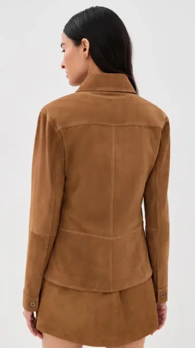 ARMA Faye Goat Suede Jacket Whiskey | Thumbnail 3 ARMA Faye Goat Suede Jacket Whiskey | Thumbnail 3