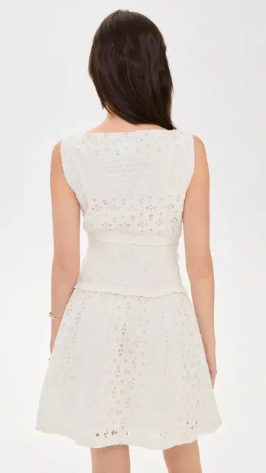Hill House Home The Joanna Dress White S | Thumbnail 3