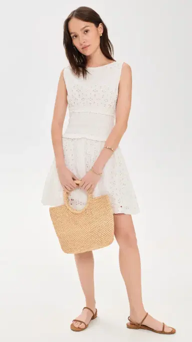 Hill House Home The Joanna Dress White S | Thumbnail 5
