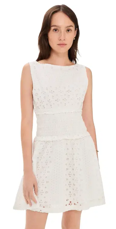 Hill House Home The Joanna Dress White S | Thumbnail 1