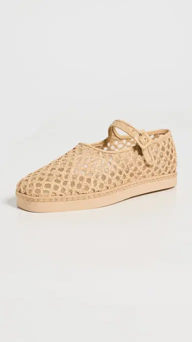 Loeffler Randall Rita Mary Jane Flats Natural | Thumbnail 2 Loeffler Randall Rita Mary Jane Flats Natural | Thumbnail 2