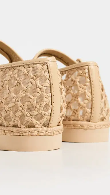 Loeffler Randall Rita Mary Jane Flats Natural | Thumbnail 4 Loeffler Randall Rita Mary Jane Flats Natural | Thumbnail 4