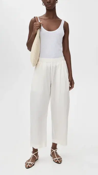 APIECE APART Spa Pleat Pants Cream | Thumbnail 5